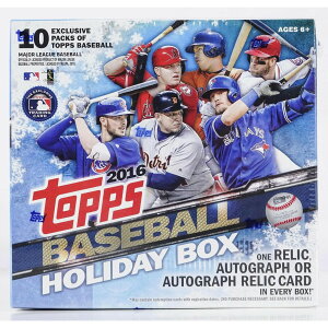 MLB 2016 Topps Holiday Baseball ���K�{�b�N�X ���J�� �g���o�[�E�X�g�[���[ �R�[���[�E�V�[�K�[