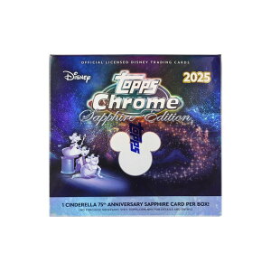 �f�B�Y�j�[�p��� 2025 Topps Disney Chrome Sapphire Hobby Box �V���f����75���N�L�O�J�[�h����
