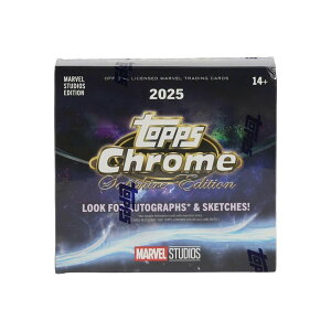 �}�[�x���p��� 2025 Topps Marvel Studios Chrome Sapphire Edition Hobby Box �z�r�[�{�b�N�X �T�t�@�C�A�E�N���[��