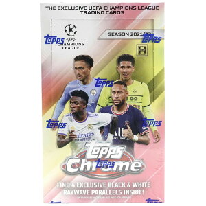 �T�b�J�[ 2021/22 Topps UEFA Champions League Chrome Soccer Hobby Lite Box �u���b�N���z���C�g ���C�E�F�[�u�E�p����������