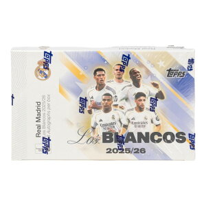 �T�b�J�[ 2025/26 Topps Real Madrid Los Blancos Hobby Box
