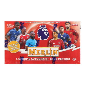 �T�b�J�[ 2025/26 Topps Merlin Premier League EPL Soccer Hobby Box �z�r�[�{�b�N�X �T�C���J�[�h����