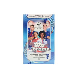�T�b�J�[ 2025/26 Topps Chrome Women's UEFA Champions League Soccer Hobby Box