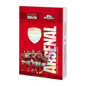 �T�b�J�[ 2025/26 Topps Chrome Arsenal Hobby Box �z�r�[�{�b�N�X �A�[�Z�i�� ���M�T�C��2������
