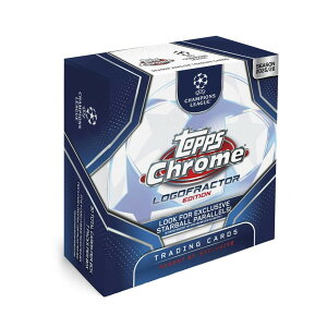 �T�b�J�[ 2025/26 Topps Chrome UEFA Club Competitions Logofractor Edition Box