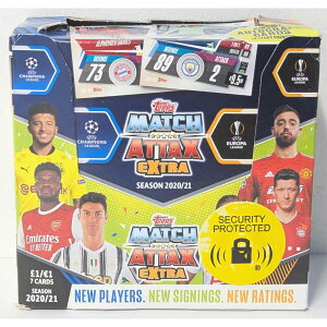 �T�b�J�[ 2020/21 Topps Match Attax Extra Hobby Box