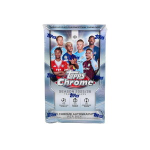�T�b�J�[ 2025/26 Topps Chrome UEFA Club Competitions Soccer Hobby Box �z�r�[�{�b�N�X �O����������