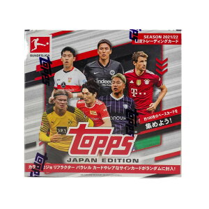 �T�b�J�[ 2021/22 Topps Bundesliga Soccer Japan Edition Hobby Box �u���f�X���[�K ���{�l�I����^ �W���p���G�f�B�V����