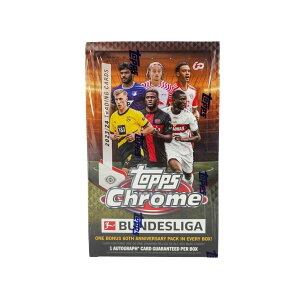 �T�b�J�[ 2023/24 Topps Chrome Bundesliga Soccer Hobby Box ���M�T�C���J�[�h1������
