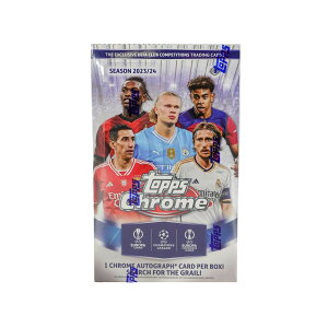 �T�b�J�[ 2023/24 Topps Chrome UEFA Club Competitions Soccer Hobby Box ���M�T�C��1������
