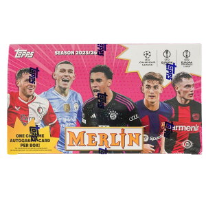 �T�b�J�[ 2023/24 Topps Chrome Merlin UEFA Club Competitions Hobby Box