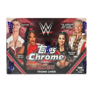 WWE 2025 Topps Chrome Wrestling Delight Box �z�r�[�{�b�N�X ���M�T�C�������t���N�^�[�p����������