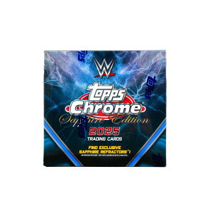 WWE 2025 Topps Chrome WWE Sapphire Edition Wrestling Hobby Box �T�t�@�C�A�E�G�f�B�V���� �z�r�[�{�b�N�X