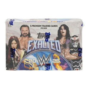 WWE 2025 Topps Exalted Wrestling Hobby Box �W�����E�V�i The Last Time is Now �����b�N ���M�T�C�� ���^