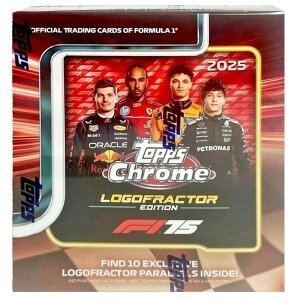 F1 2025 Topps Chrome Formula 1 Logofractor Box �g���[�f�B���O�J�[�h