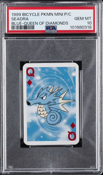 MTG英語版 1999 BICYCLE POKEMON MINI PLAYING CARDS BLUE DECK SEADRA PSA 10 鑑定済【中古】