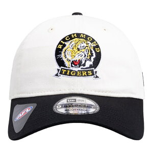 New Era ���b�`�����h�E�^�C�K�[�X AFL 26 2�g�[�� �w���e�[�W 9TWENTY �X�g���b�v�o�b�N �L���b�v �z���C�g