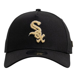 New Era �V�J�S�E�z���C�g�\�b�N�X Canvas Chainstitch Project X 9FORTY A-Frame �X�i�b�v�o�b�N �L���b�v �u���b�N/�S�[���h MLB �X�q