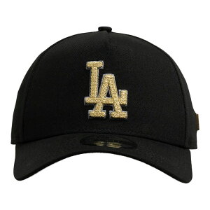 New Era ���T���[���X �h�W���[�X Canvas Chainstitch Project X 9FORTY A-Frame �L���b�v �X�q MLB �X�i�b�v�o�b�N �u���b�N �S�[���h