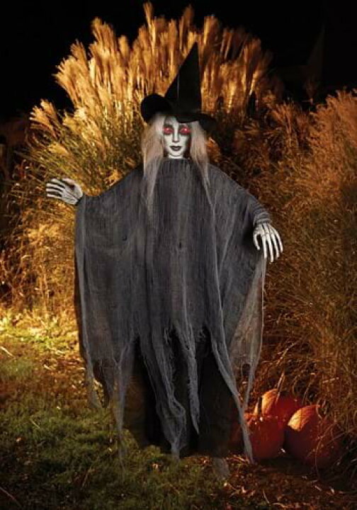 ライトアップハンギングウィッチディスプレイ 5Ft ハロウィン ホラーグッズ イベント 装飾 Basqueバスク トラブルウィッチディスプレイ ハロウィン ホラーグッズ イベント 装飾
