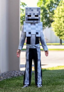キッズ マインクラフト クラシック スケルトン コスチューム ハロウィン コスプレ衣装