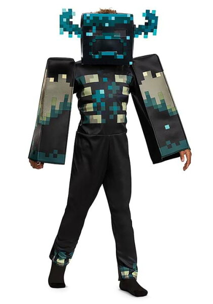 キッズ マインクラフト デラックス ウォーデン コスチューム ハロウィン コスプレ衣装