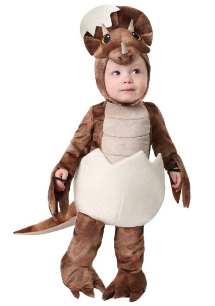 幼児用 ちびっこ トリケラトプス 恐竜コスチューム ハロウィン コスプレ衣装