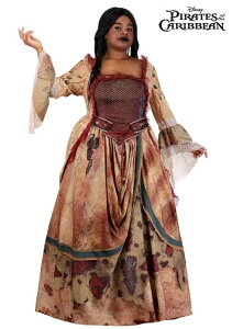 レディース 大きいサイズ デラックス Disneyディズニー パイレーツオブカリビアン ティアダルマ コスチューム ハロウィンコスプレ