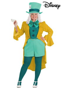 レディース 大きいサイズ Disneyディズニー マッドハッター コスチューム ハロウィンコスプレ