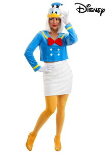 レディース Disneyディズニー ドナルドダック コスチューム ハロウィンコスプレ