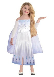 アナと雪の女王 エルサ ドレス トドラー 女の子用 コスチューム キッズ 子供用 ハロウィンコスプレ