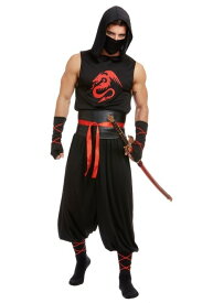 忍者 メンズコスチューム男性用 ハロウィン