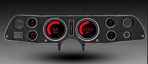 Intellitronix 1970-1981 �V�{���[ �J�}�� LED �f�W�^�����[�^�[�p�l�� 5�FLED�\�� DP4002
