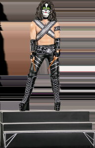 KISS �L���b�g�}�� �s�[�^�[�E�N���X �X�^�`���[ 1/6�X�P�[�� Ikon Collectables