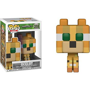 Funko Pop! �}�C���N���t�g �R�L �I�Z���b�g �t�B�M���A Funko Pop! Games Minecraft Ocelot �r�j�[���t�B�M���A �Q�[�� �L�����N�^�[ �O�b�Y