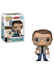Funko Pop! �W���[�Y �u���f�B���� �t�B�M���A Funko Pop! Movies Jaws Chief Brody �f�� �L�����N�^�[ �r�j�[���t�B�M���A �R���N�V���� �O�b�Y