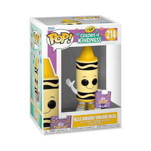 Funko Pop! �N������ �C�G���[ �N������ �t�B�M���A �r�j�[���t�B�M���A �A�h�A�C�R�� �L�����N�^�[ �R���N�^�[�A�C�e�� �M�t�g �v���[���g Funko Pop! Crayola Yellow Crayon