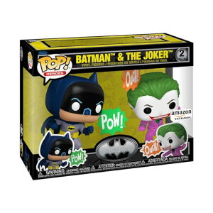 Funko Pop! �q�[���[�Y �o�b�g�}�� 85���N�L�O �o�b�g�}�� & �W���[�J�[ 2�̃Z�b�g 1966�NTV�V���[�Y�� DC�R�~�b�N�X �t�B�M���A �r�j�[���t�B�M���A