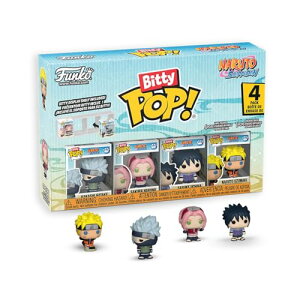 Funko Pop! �r�b�e�B�[�|�b�v Bitty POP! NARUTO �i���g �����` �J�J�V �T�N�� �T�X�P 4�̃Z�b�g �~�j�t�B�M���A �t�B�M���A ���� �R���N�V���� �L�����N�^�[ �A�j��