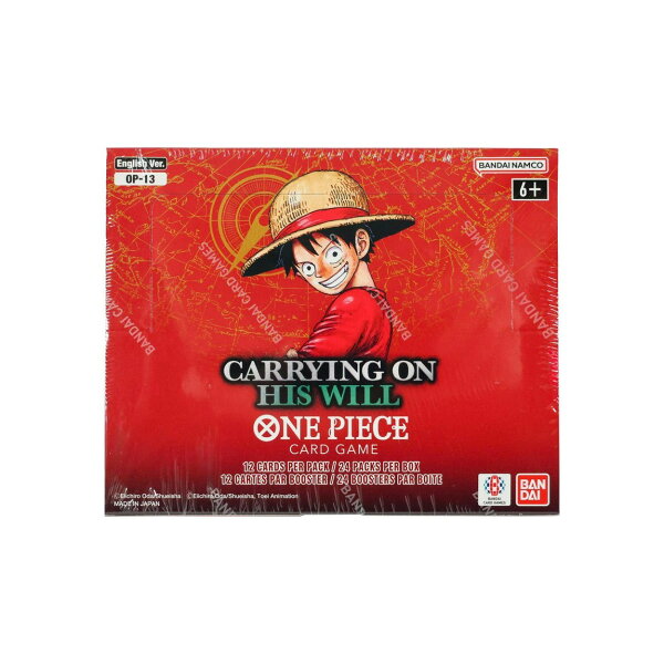 ワンピースカード英語版 2025 One Piece TCG Carrying On His Will OP-13 ホビーボックス 3周年記念 ブースターボックス