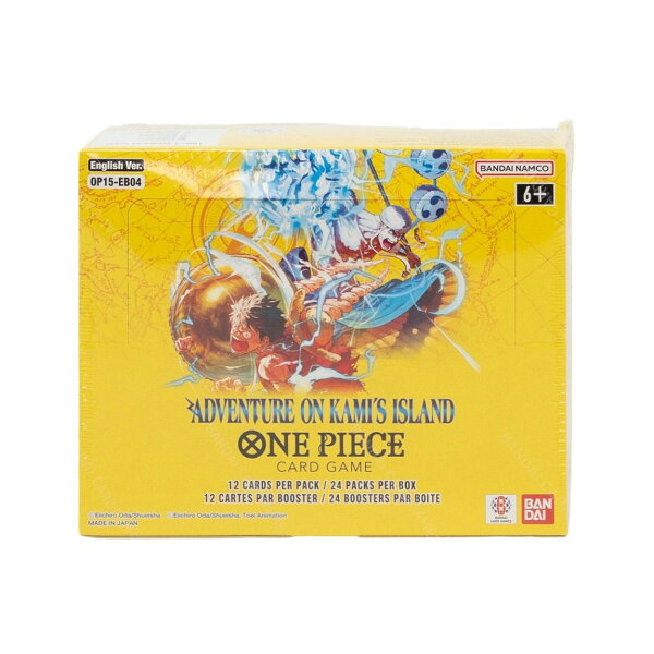 ワンピースカード英語版 2025 One Piece TCG Adventure on Kami's Island OP-15 Booster Box ホビーボックス 空島 ドレスローザ