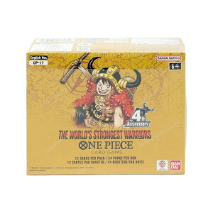 �����s�[�X�J�[�h�p��� The World's Strongest Warriors OP-17 �z�r�[�{�b�N�X �u�[�X�^�[�{�b�N�X