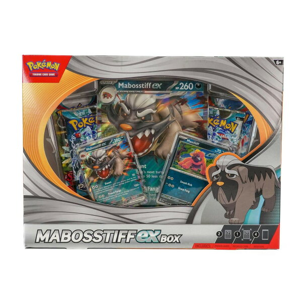 ポケモン英語版 2024 Mabosstiff ex Box ホビーボックス プロモカード & ブースターパック封入
