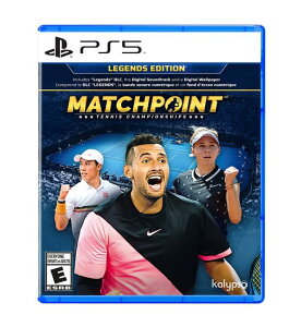 Matchpoint: Tennis Championships - For PlayStation 5 �k�Ĕ� PS5 �v���C�X�e�[�V����5 �C�O�Ń\�t�g