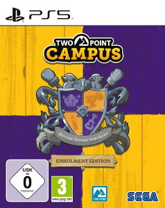 SEGA Two Point Campus Enrolment Edition (PlayStation 5) �k�Ĕ� PS5 �v���C�X�e�[�V����5 �C�O�Ń\�t�g