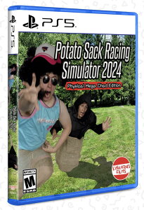 Potato Sack Racing Simulator 2024: Physical Mega Chad Edition (Limited Run #145) - PlayStation 5 �k�Ĕ� PS5 �v���C�X�e�[�V����5 �C�O�Ń\�t�g