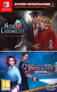Mystery Investigations 1: Noir Chronicles: City of Crime + Path Of Sin: Greed (Nintendo Switch) �k�Ĕ� Nintendo Switch �j���e���h�[�X�C�b�` �C�O�Ń\�t�g