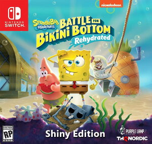 Spongebob Squarepants: Battle for Bikini Bottom - Rehydrated - Shiny Edition - Nintendo Switch �k�Ĕ� Nintendo Switch �j���e���h�[�X�C�b�` �C�O�Ń\�t�g