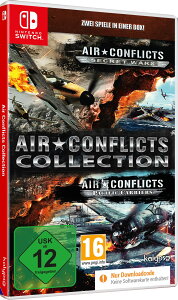 Air Conflicts Collection - Two Games in One Box - Pacific Carriers and Secret Wars - For Nintendo Switch �k�Ĕ� Nintendo Switch �j���e���h�[�X�C�b�` �C�O�Ń\�t�g