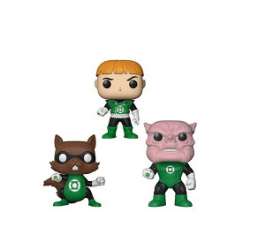 Funko Pop Heroes Ch'p �K�C�E�K�[�h�i�[ & �L���E�H�O 3�p�b�N �O���[�������^�� ���� DC Legion of Collectors